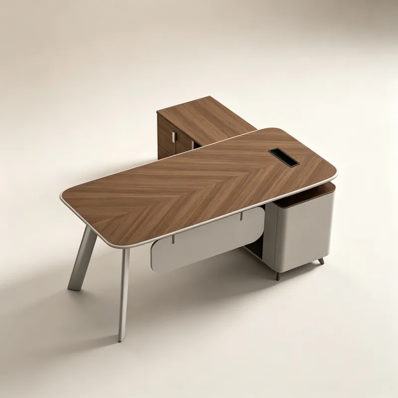 Modern Minimalist Luxury Supervisor Desk for a Premium Private Office